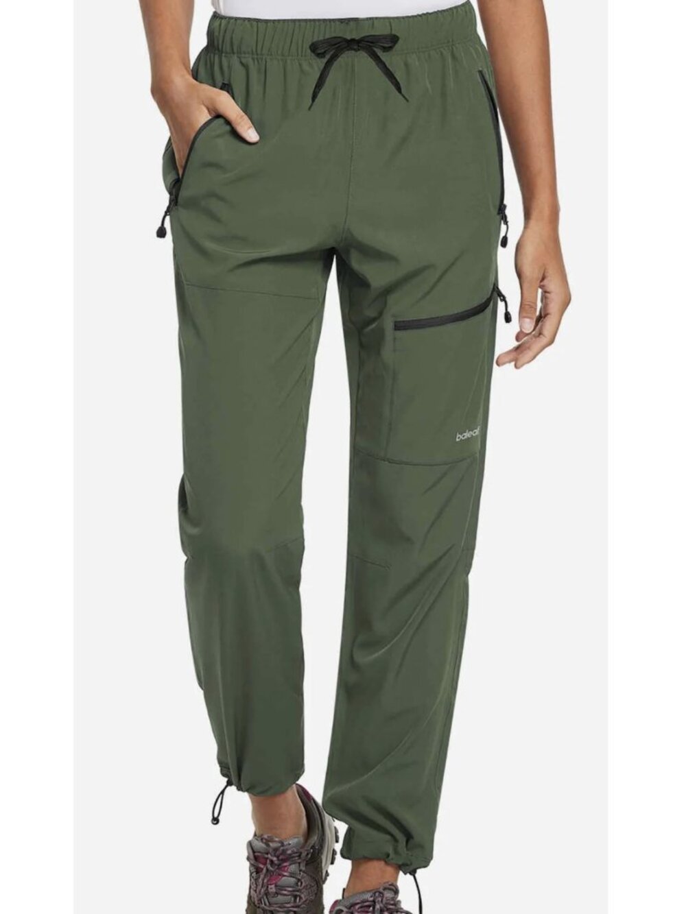 Baleaf Outdoor Hiking Jogger Pants – Olive Green – Size M